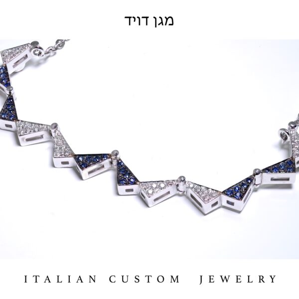 MAGEN DAVID DIAMONDS SAPPHIRES - Image 3