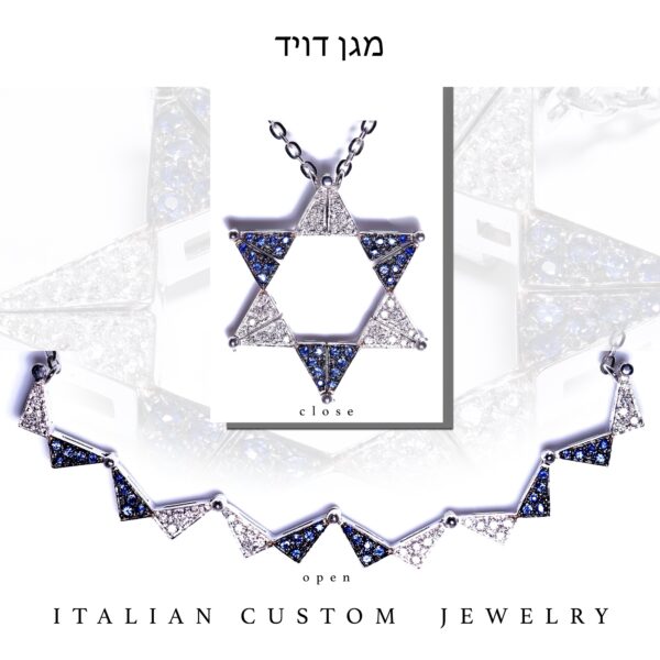 MAGEN DAVID DIAMONDS SAPPHIRES - Image 6